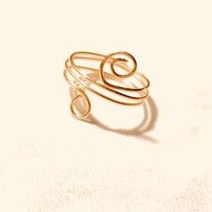 Size 6 14 K GF Ring Circular Style